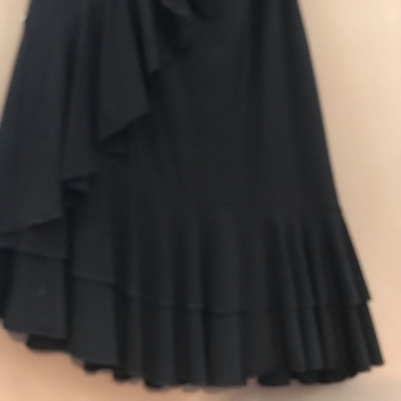 BCBGMAXAZRIA Halter Ruffle Cocktail Dress - Picture 4 of 8